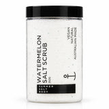 Summer Salt Body Watermelon Salt Scrub 350g tub on white background