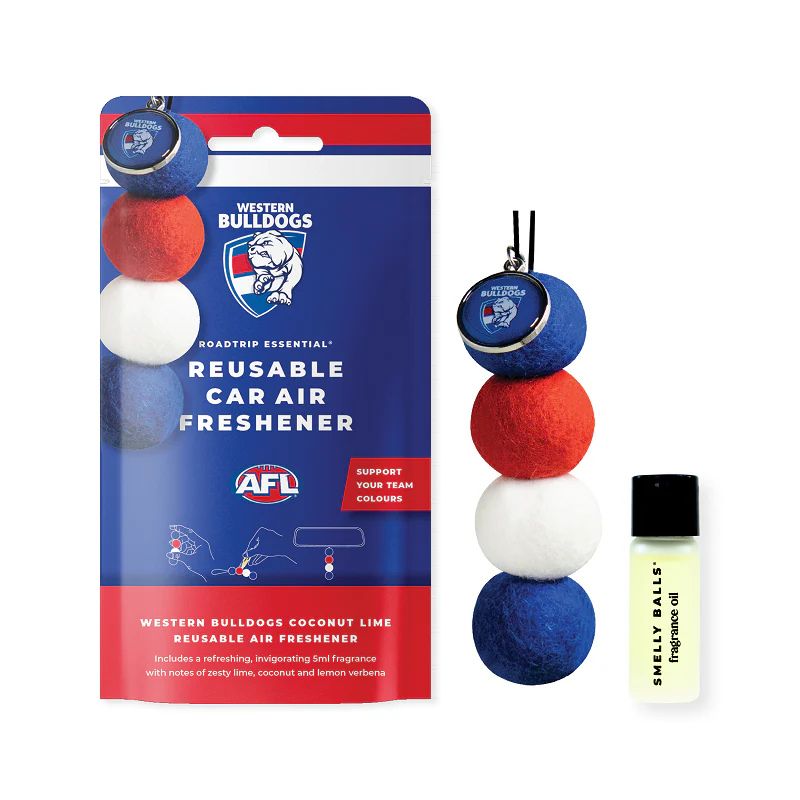 Western Bulldogs – Road Trip Essentials – Reusable Air Freshener – Love Shack Giftware