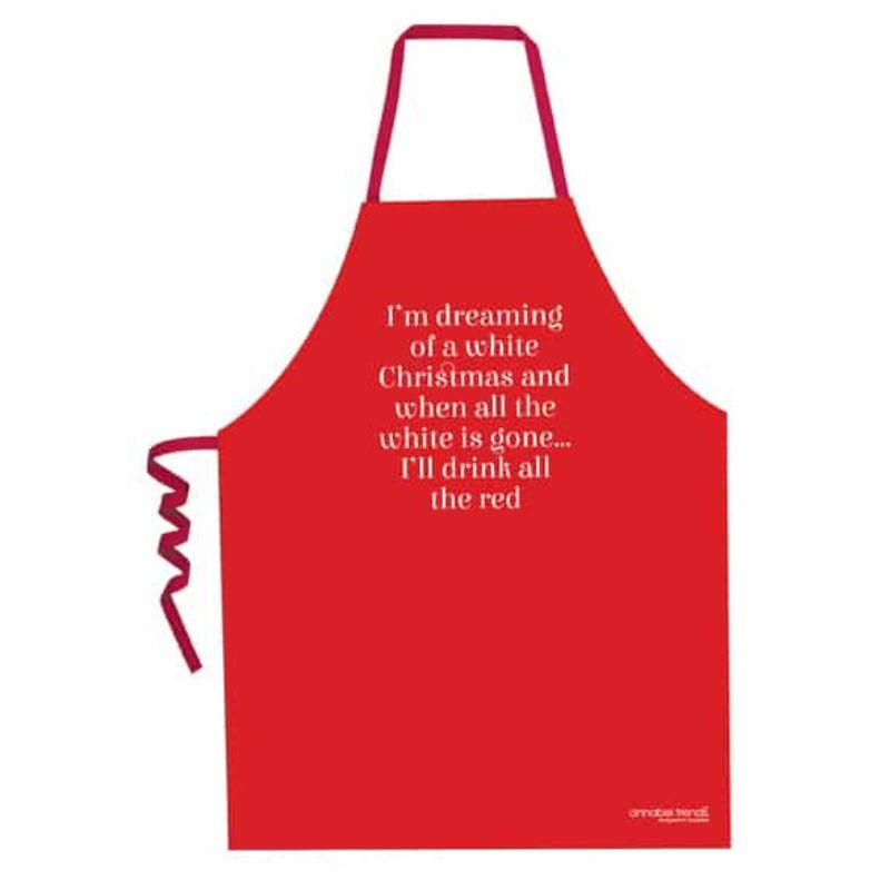 White Christmas Apron – Love Shack Giftware