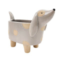 Dog Planter Grey Small – Love Shack Giftware