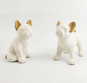 Jenna Dog Ornament Dusty Mustard &amp; Sand – Love Shack Giftware