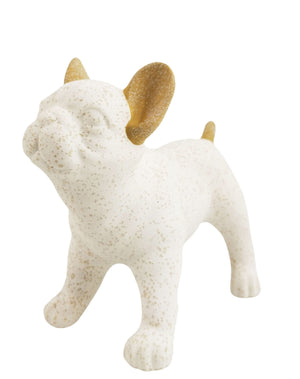 Jenna Standing Dog Ornament Dusty Mustard &amp; Sand – Love Shack Giftware