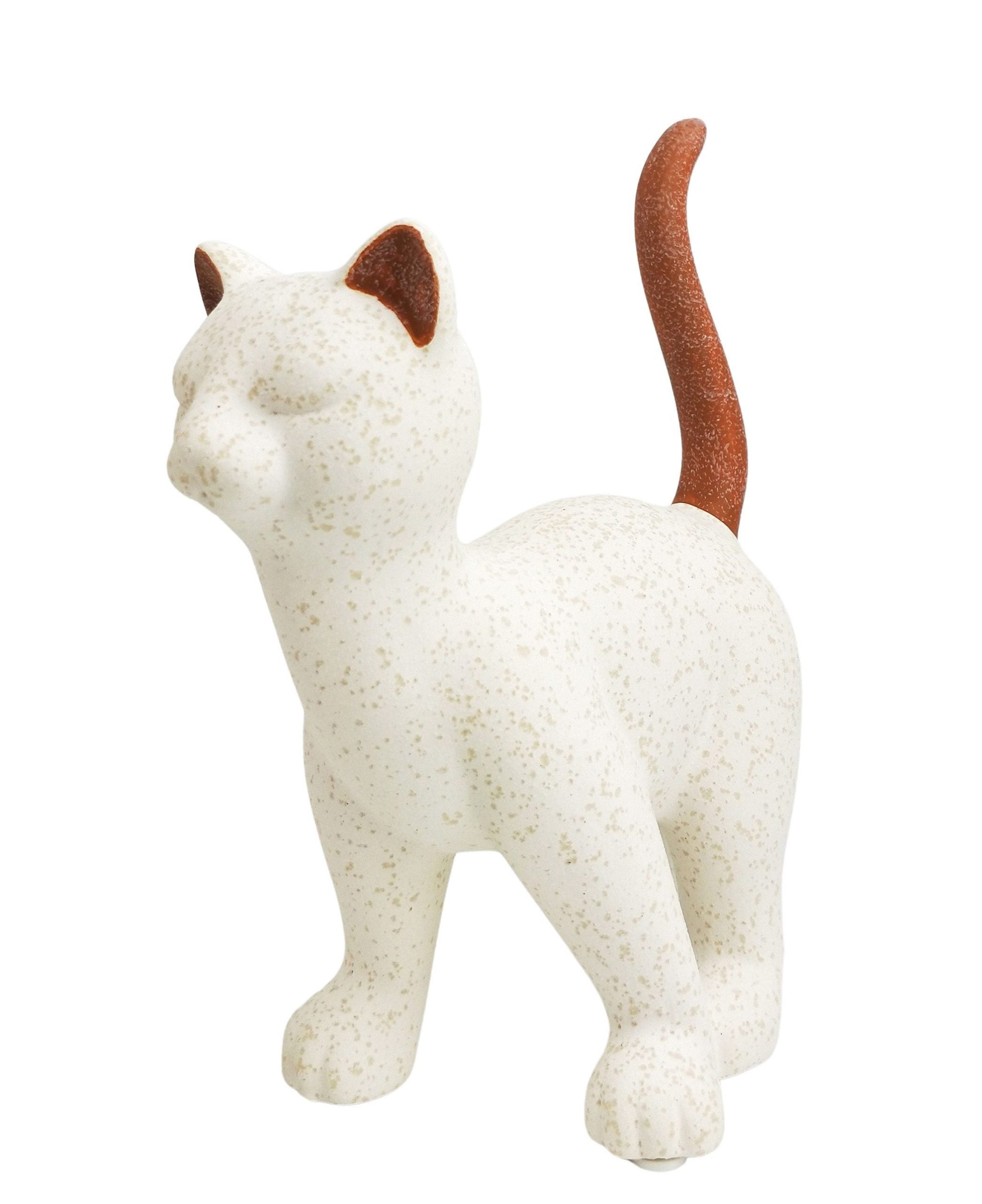 Jenna Standing Cat Ornament Terracotta &amp; Sand – Love Shack Giftware