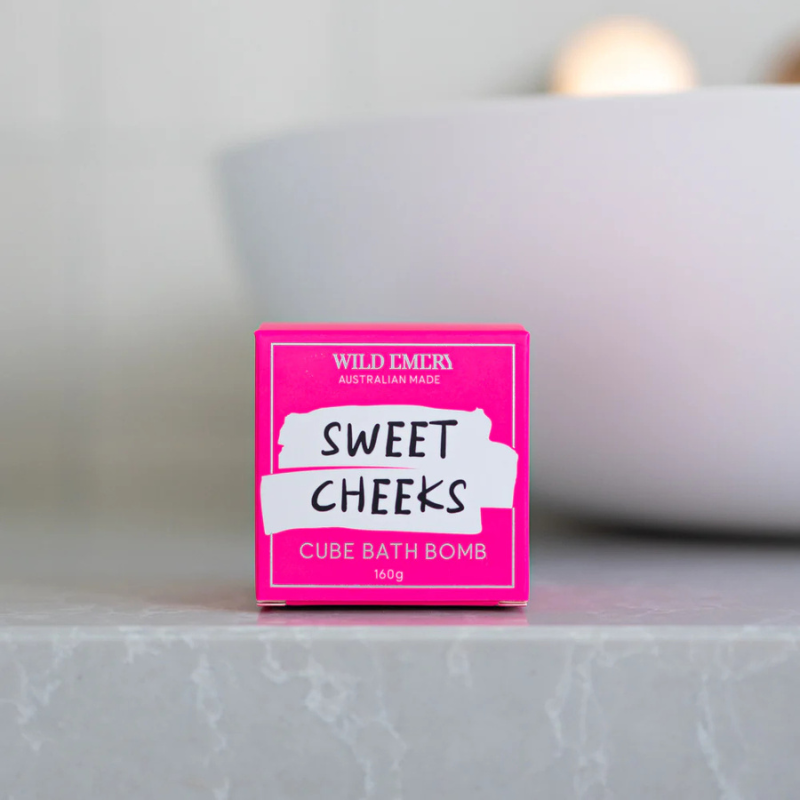 WILD EMERY Sweet Cheeks Bath Bomb – Love Shack Giftware
