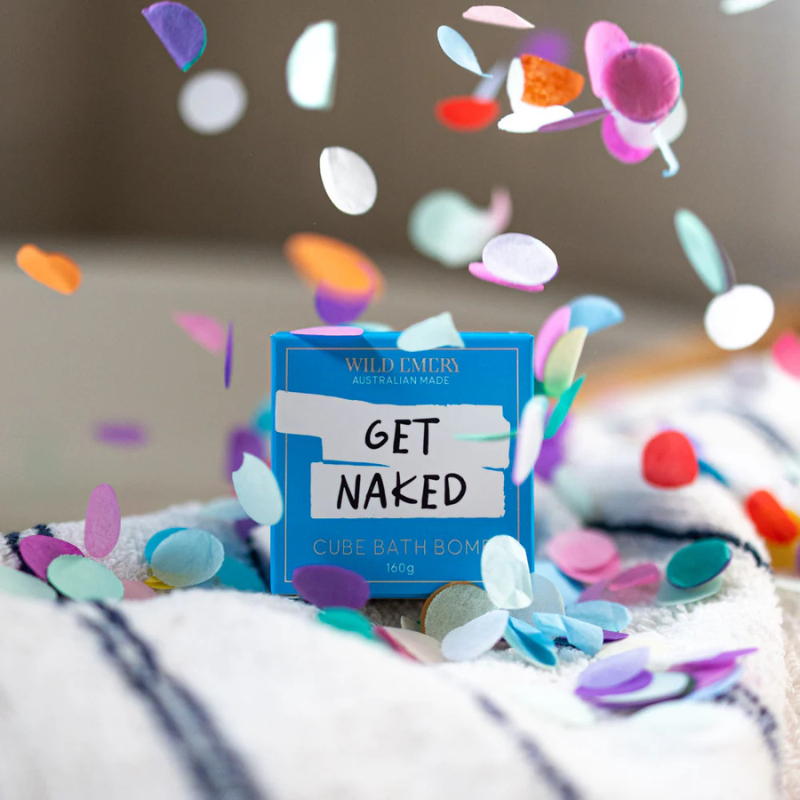 WILD EMERY Get Naked Bath Bomb – Love Shack Giftware