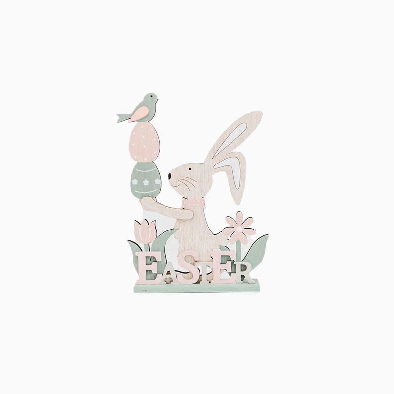 Wooden Bunny Easter Sign – Love Shack Giftware