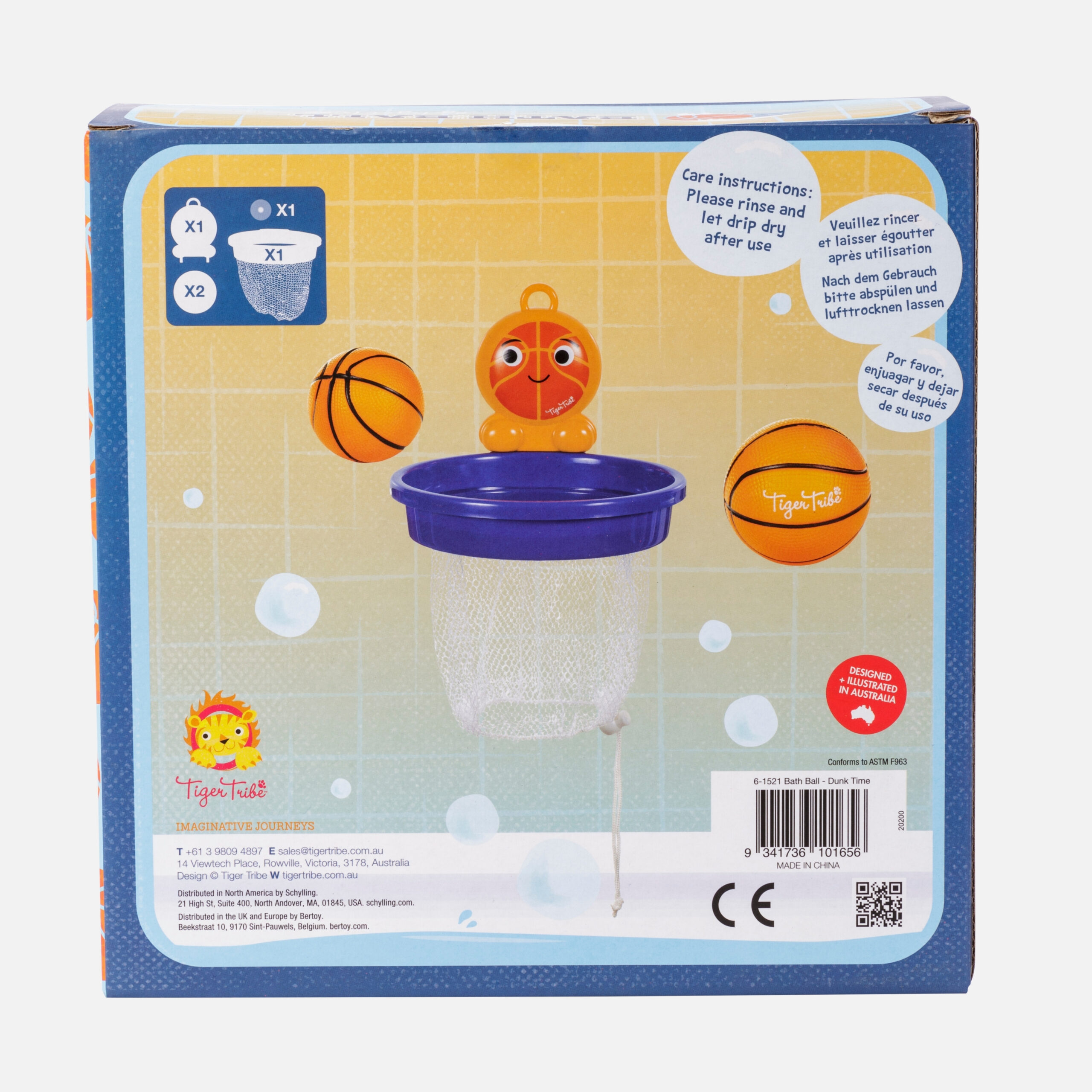 Tiger Tribe Bath Ball Dunk Time - Love Shack Giftware