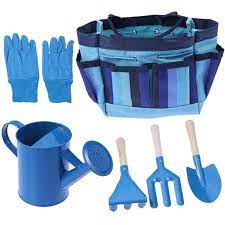 Blue Kids Gardening Set - Love Shack Giftware