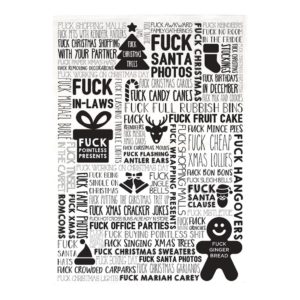 Fuck Christmas Tea Towel - Love Shack Giftware