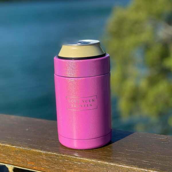 Love Your Travels Insulated Can Bottle Holder Cans - Love Shack Giftware