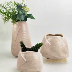 Jocelyn Planter Pink - Love Shack Giftware