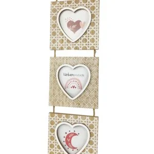 Romie Triple Hanging Frame Natural 56cm - Love Shack Giftware