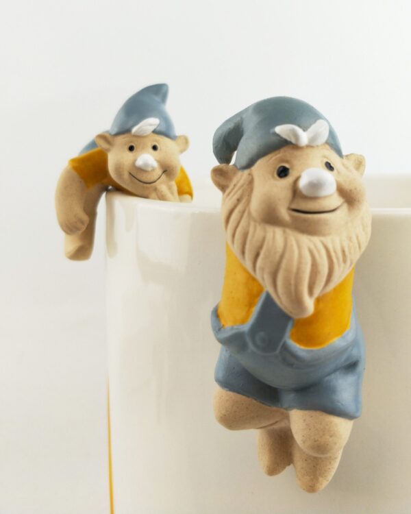 Gnome Pot Hanger Blue & Yellow - Love Shack Giftware