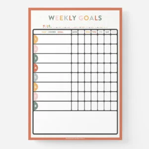 Signature- A4 Kids Chart - Love Shack Giftware