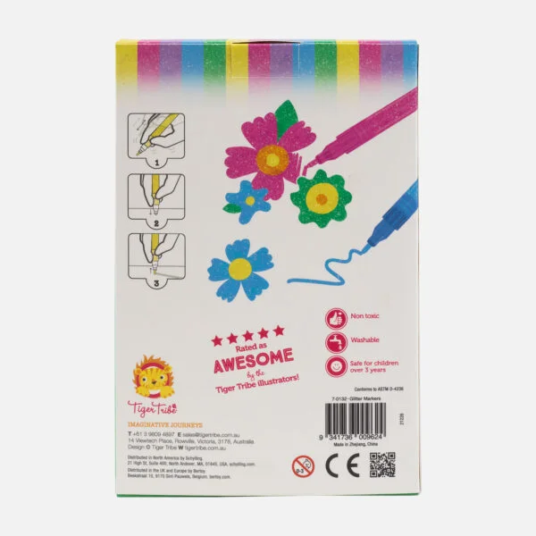 Tiger Tribe Glitter Markers - Love Shack Giftware