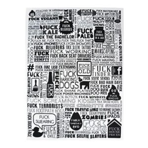 Tea Towel - Cotton - F Word - Love Shack Giftware
