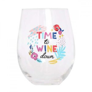 Teacher Time to Wine Glass - Love Shack Giftware