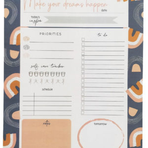 Make your Dreams Happens Daily Planer - Love Shack Giftware