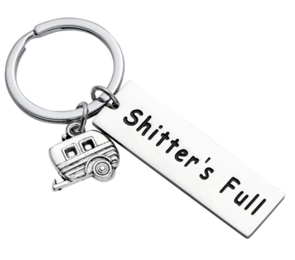 Shitters Full Keyring - Love Shack Giftware