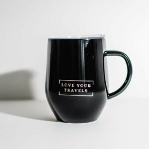 Black 400ML Mug with Handle - Love Shack Giftware