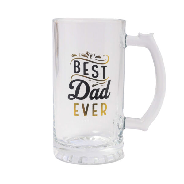 Best Dad Ever Beer Glass