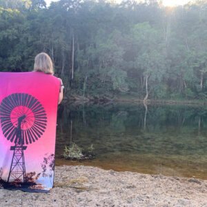 Outback Sun Windmill Travel Towel - Love Shack Giftware