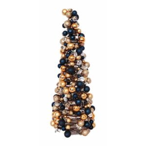 Elegant Bauble Tree Blue & Gold - Love Shack Giftware