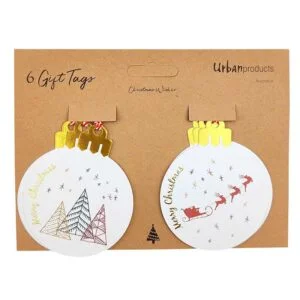 Night Before Christmas Bauble Gift Tag - Love Shack Giftware