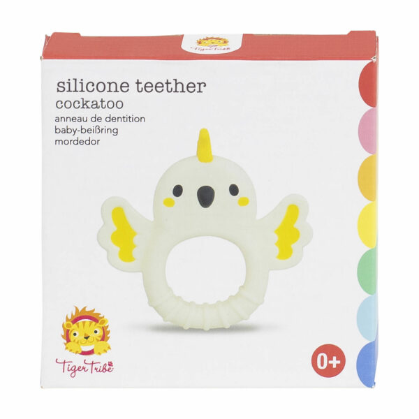 Silicone Teether Cockatoo - Love Shack Giftware