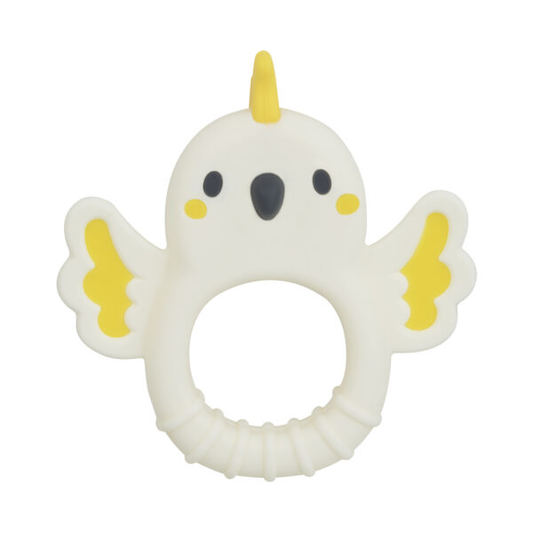 Silicone Teether Cockatoo - Love Shack Giftware