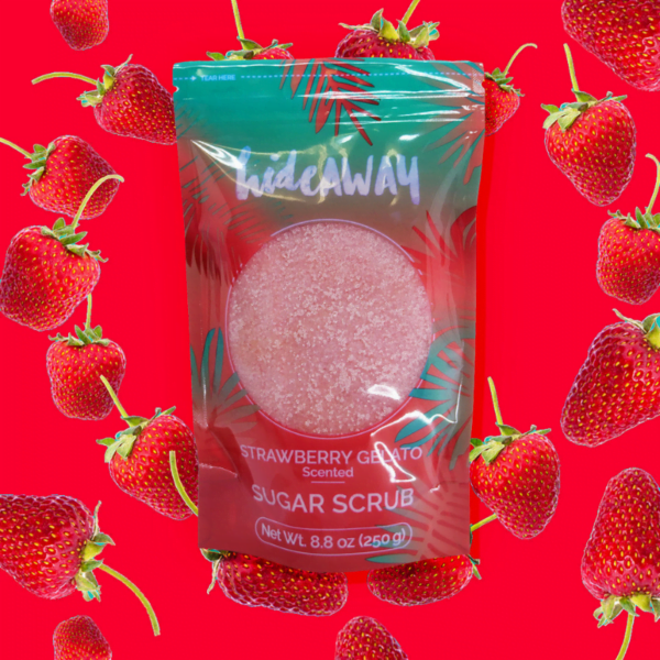 Hideaway Bay Strawberry Gelato Sugar Scrub - Love Shack Giftware