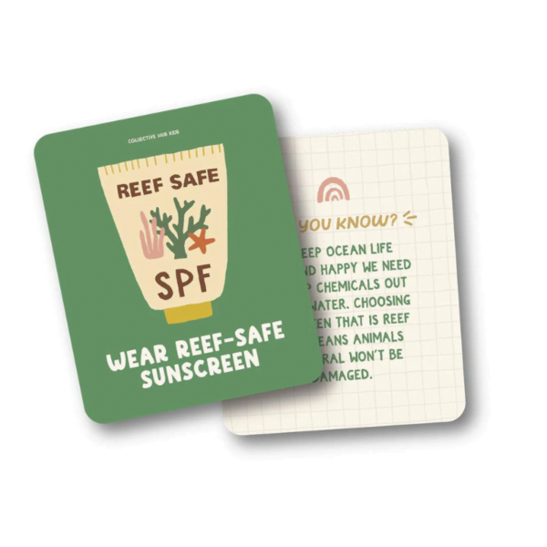 I Love My Planet Affirmation Cards Wear Reef Safe Sunscreen - The Collective Hub- Love Shack Giftware