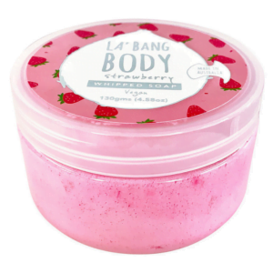 La Bang Body Strawberry Whipped Soap- Love Shack Giftware