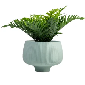 Marlow Ripple Planter Teal - Love Shack Giftware