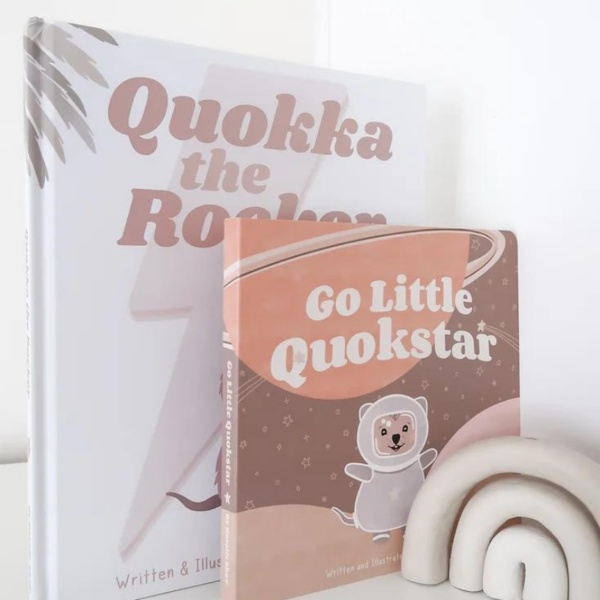 GO LITTLE QUOKSTAR BOARD BOOK & QUOKKA THE ROCKER –LOVE SHACK GIFTWARE