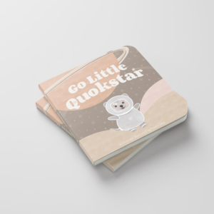 GO LITTLE QUOKSTAR BOARD BOOK –LOVE SHACK GIFTWARE