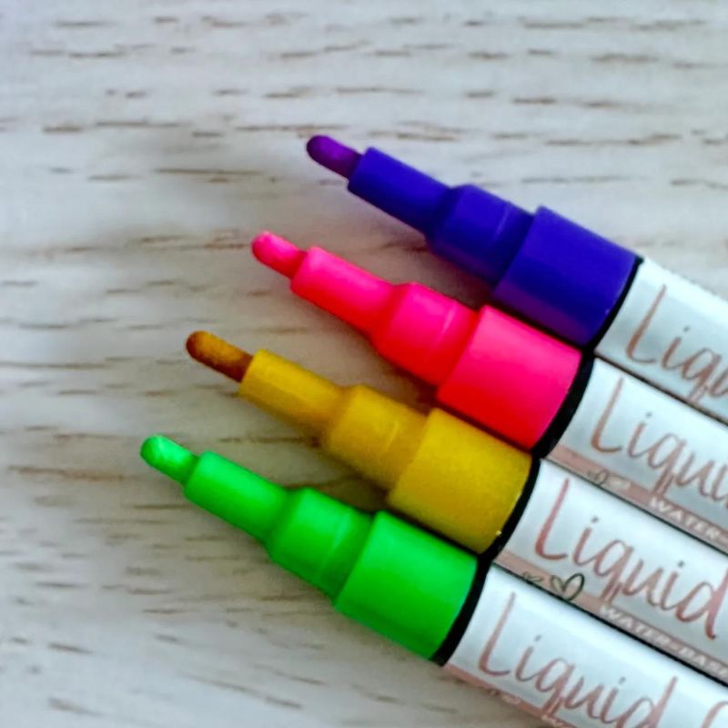 Organising Life Beautifully Neon Liquid Chalk Markers - Love Shack Giftware