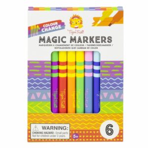 Tiger Tribe - Colour Change Magic Markers Front of Packaging - Love Shack Giftware