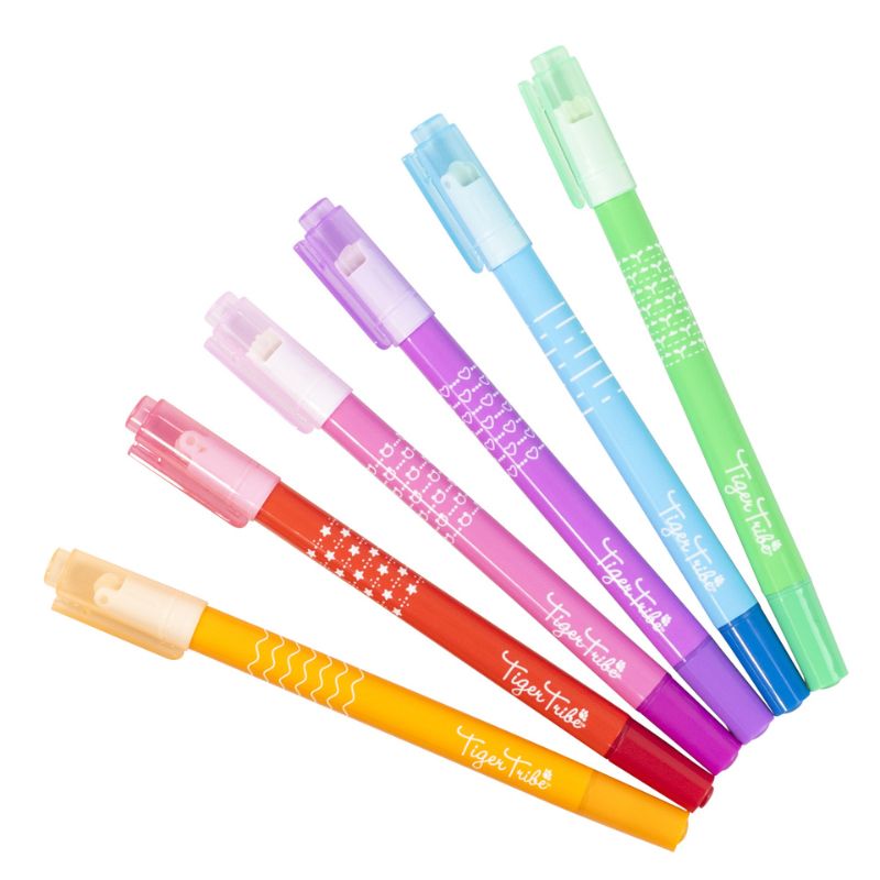 Tiger Tribe – Roller Pattern Pens 6 Colours - Love Shack Giftware