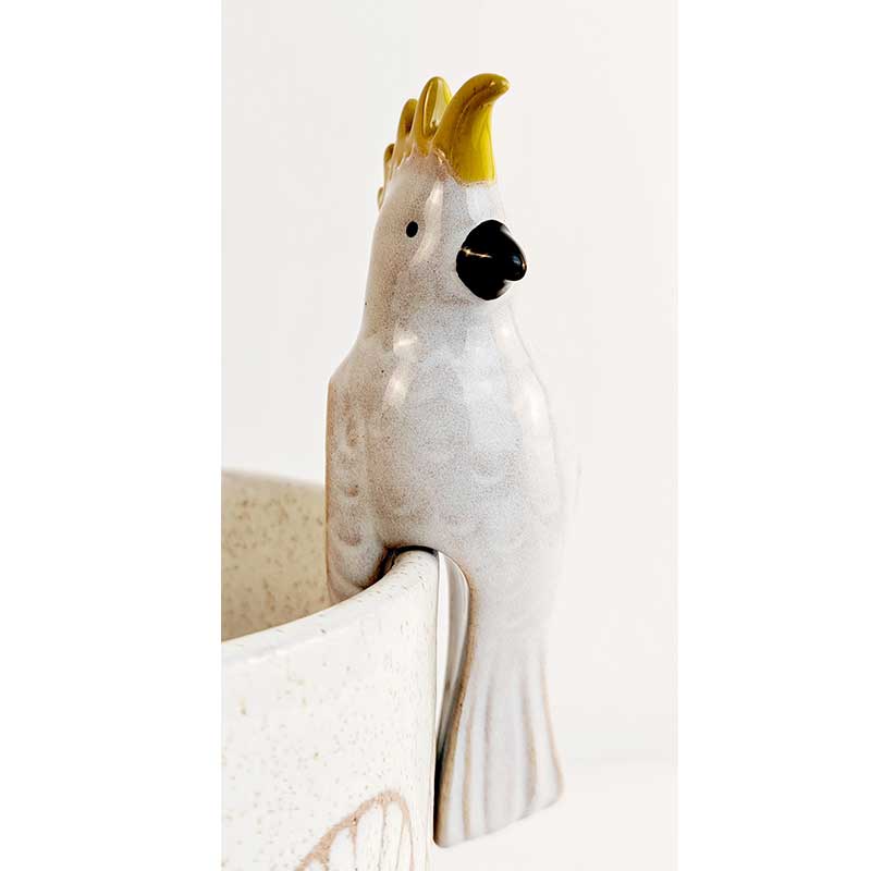 Cockatoo Pot Hanger - Love Shack Giftware