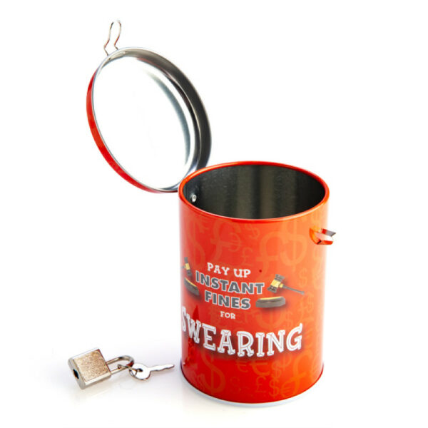 Fines Money Tin Swearing - Love Shack Giftware