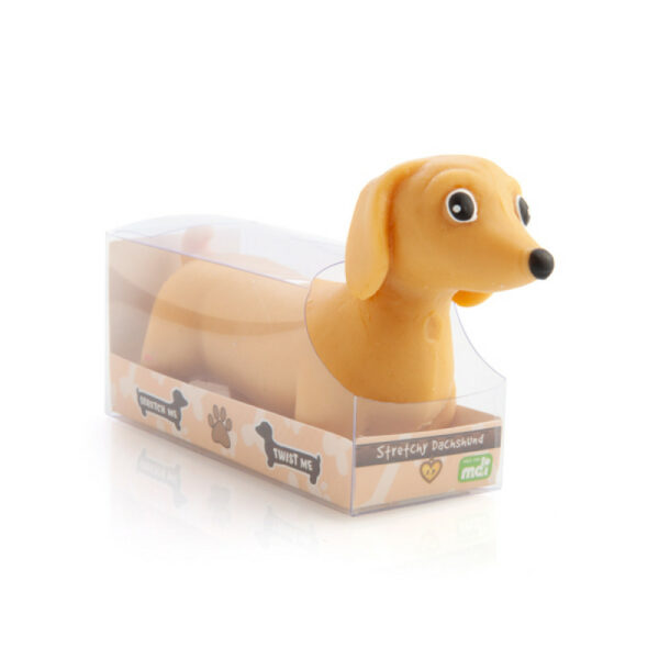 Pullie Pal Stretch Dachshund Yellow - Love Shack Giftware