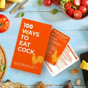 100 Ways To Eat Cock Cards - Love Shack Giftware