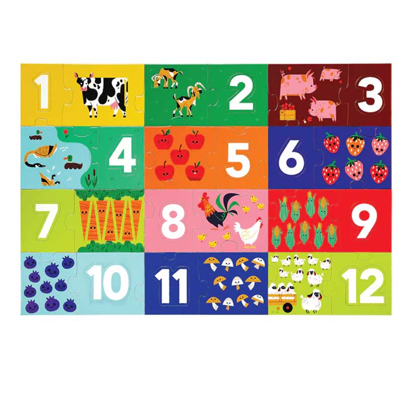 Lets Learn ABC - Jumbo Floor Puzzle - 123 - Love Shack Giftware