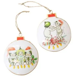 May Gibbs Bauble Hanging Decoration Whit - Love Shack Giftware