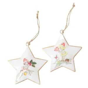 May Gibbs Star Hanging Decoration White - Love Shack Giftware