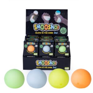 Smoosho's Glow in the Dark Ball - Four Coloured Balls - Love Shack Giftware