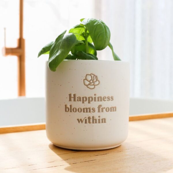 Happiness Positive Pot - Love Shack Giftware