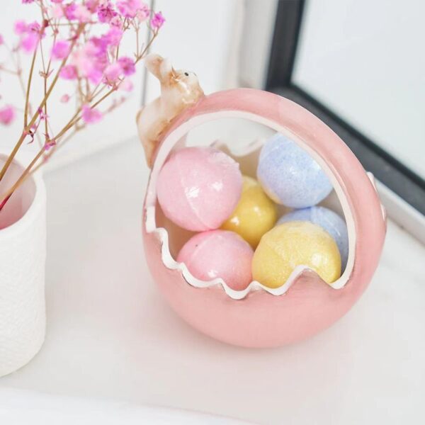 Pink Ceramic Bowl Easter - Love Shack Giftware