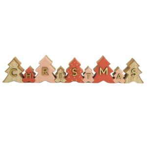 Pink and Gold Christmas Sign - Love Shack Giftware